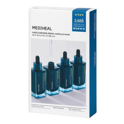 Mediheal Mediheal Madecassoside Derma Ampoule Mask Kojąca maska w płachcie - 10 sztuk
