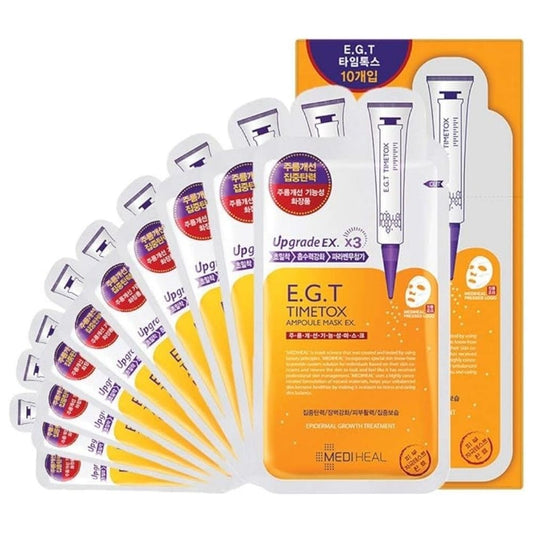 Mediheal Mediheal Maska/ampułka przeciwzmarszczkowa E.G.T Timetox - 10 sztuk