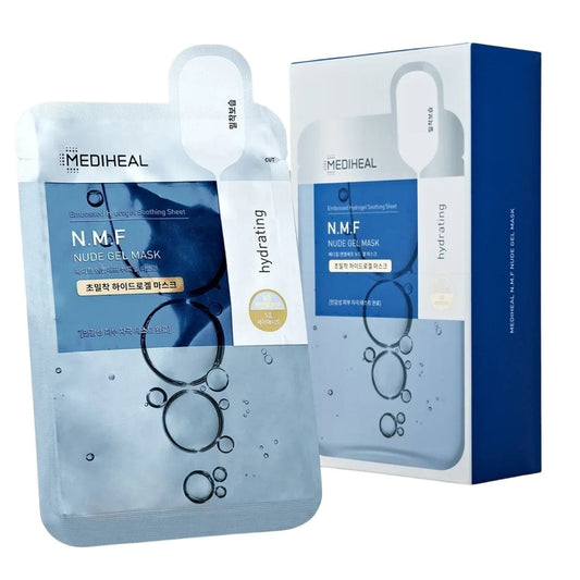 Mediheal Mediheal N.M.F Nude Gel Mask Hydrożelowa maska nawilżająca w płachcie - 10 sztuk