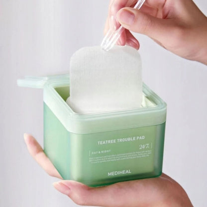 Mediheal Mediheal Teatree Trouble Pad Kojące płatki do twarzy - 100 sztuk