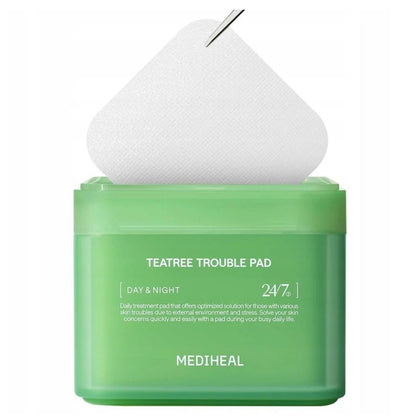 Mediheal Mediheal Teatree Trouble Pad Kojące płatki do twarzy - 100 sztuk