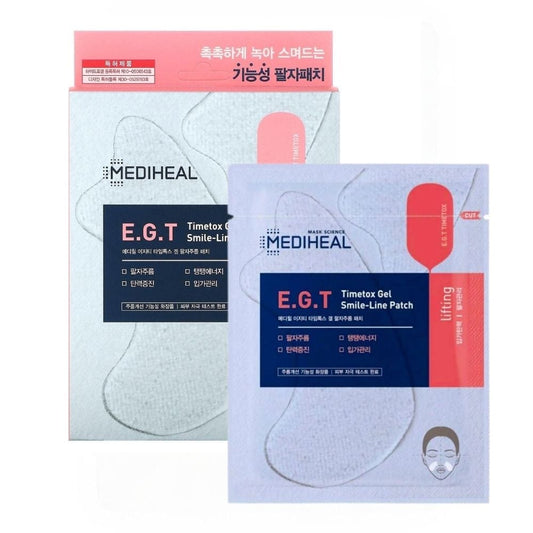 Mediheal Mediheal Ujędrniające płatki przeciwzmarszczkowe E.G.T Timetox Gel Smile-Line - 5 sztuk