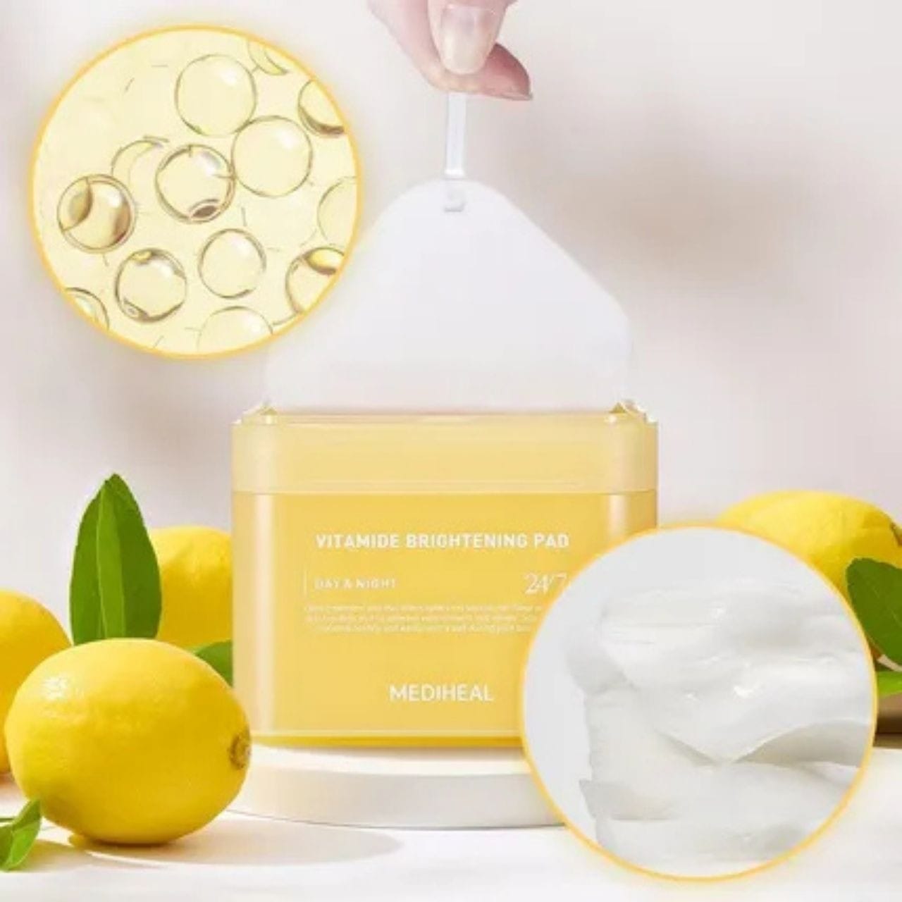 Mediheal Mediheal Vitamide Brightening Pad płatki rozjaśniające do twarzy - 100 sztuk