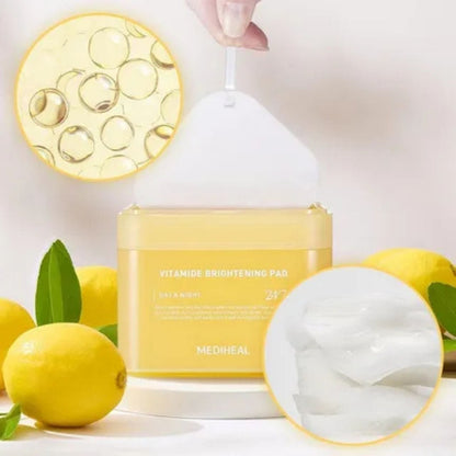 Mediheal Mediheal Vitamide Brightening Pad płatki rozjaśniające do twarzy - 100 sztuk