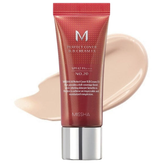 Missha Missha M Perfect Cover Ex Krem BB z SPF42 odcień No.20 Cool Beige - 20 ml