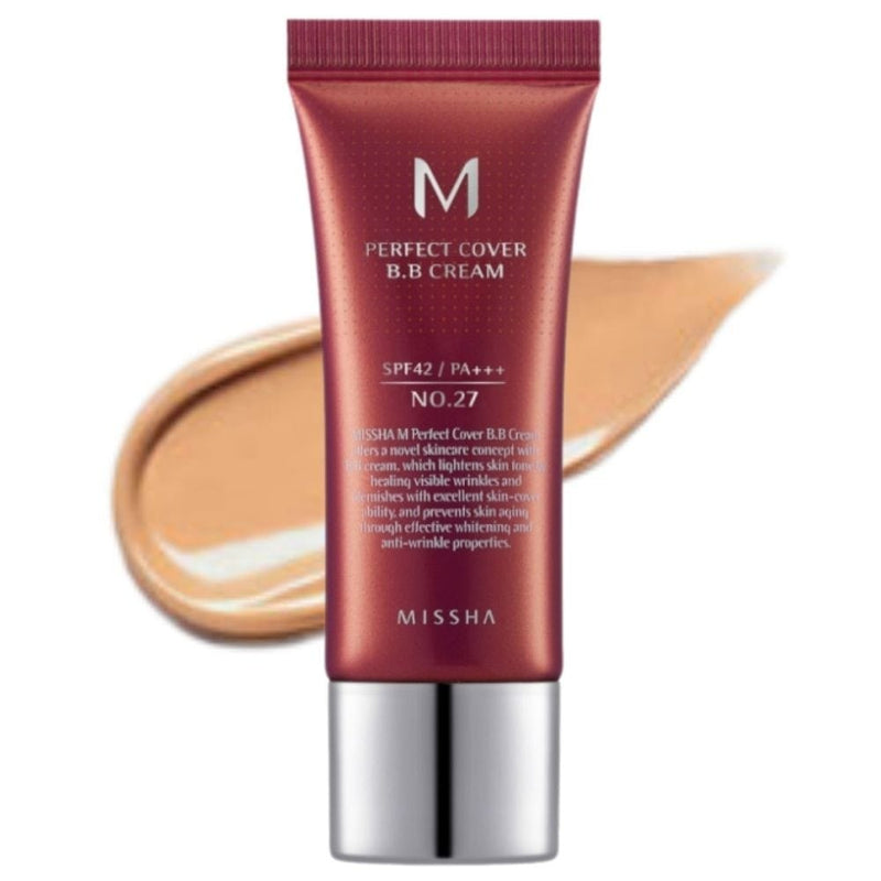 Missha M Perfect Cover Krem BB odcień Honey Beige No 27 - 20 ml