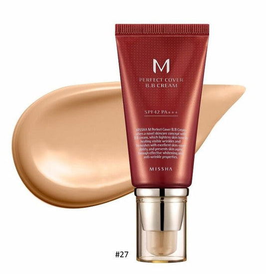 Missha Missha M Perfect Cover Krem BB odcień Honey Beige No 27 - 50 ml