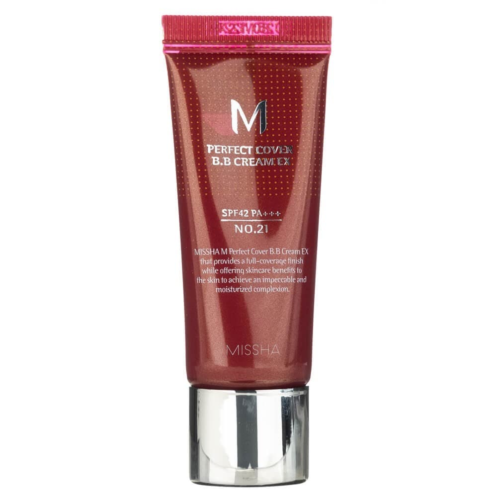 Missha Missha M Perfect Cover Krem BB odcień Light Beige No 21 - 20 ml — Składniki i ocena