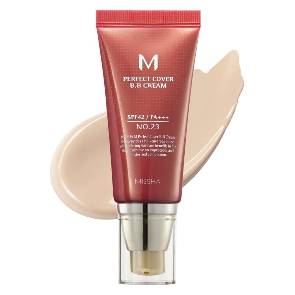 Missha Missha M Perfect Cover Krem BB odcień Natural Beige No 23 EU - 50 ml — Składniki i ocena