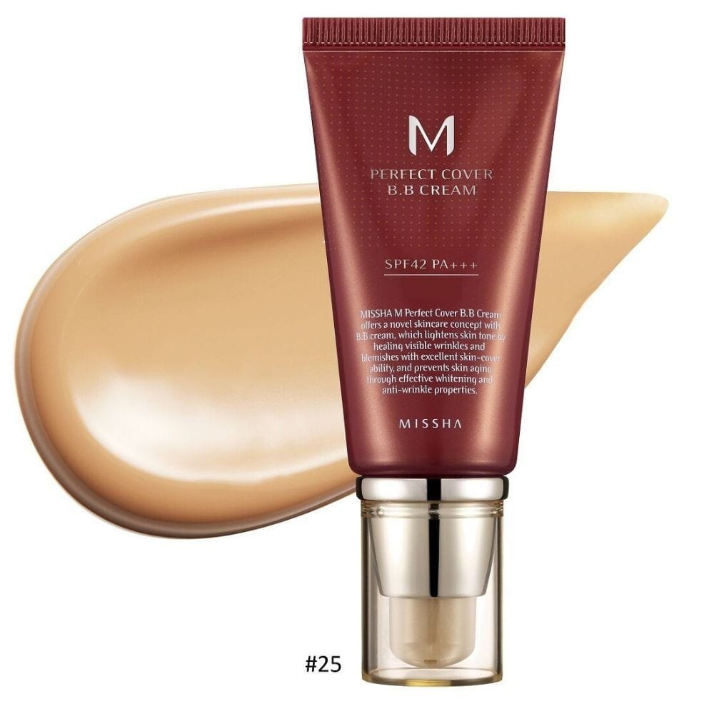 Missha Missha M Perfect Cover Krem BB odcień Warm Beige No 25 - 50 ml — Składniki i ocena