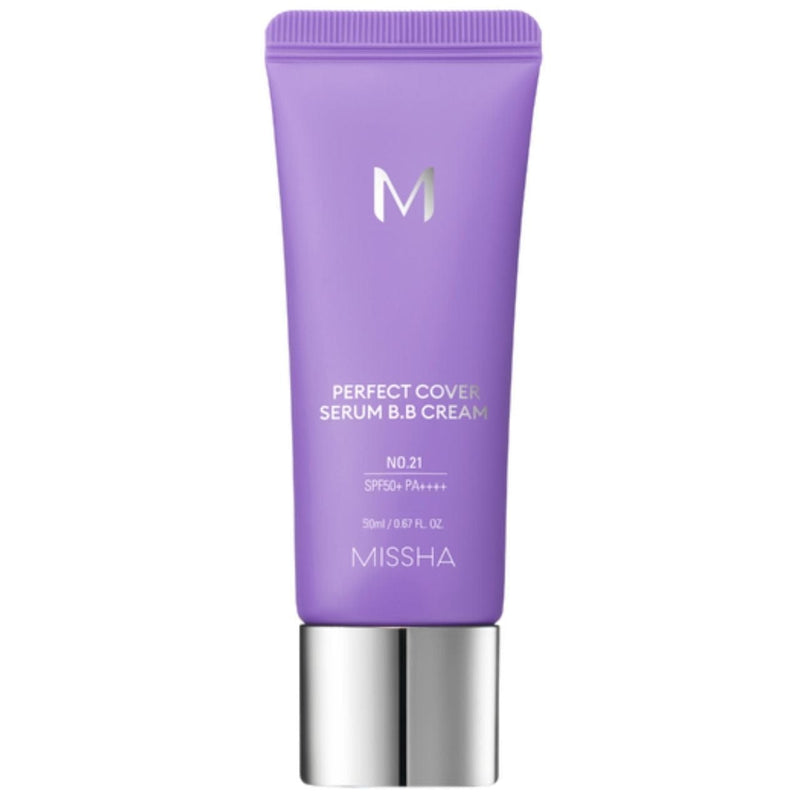 Missha M Perfect Cover Krem BB z serum SPF50+ - 50 ml - 21 light beige