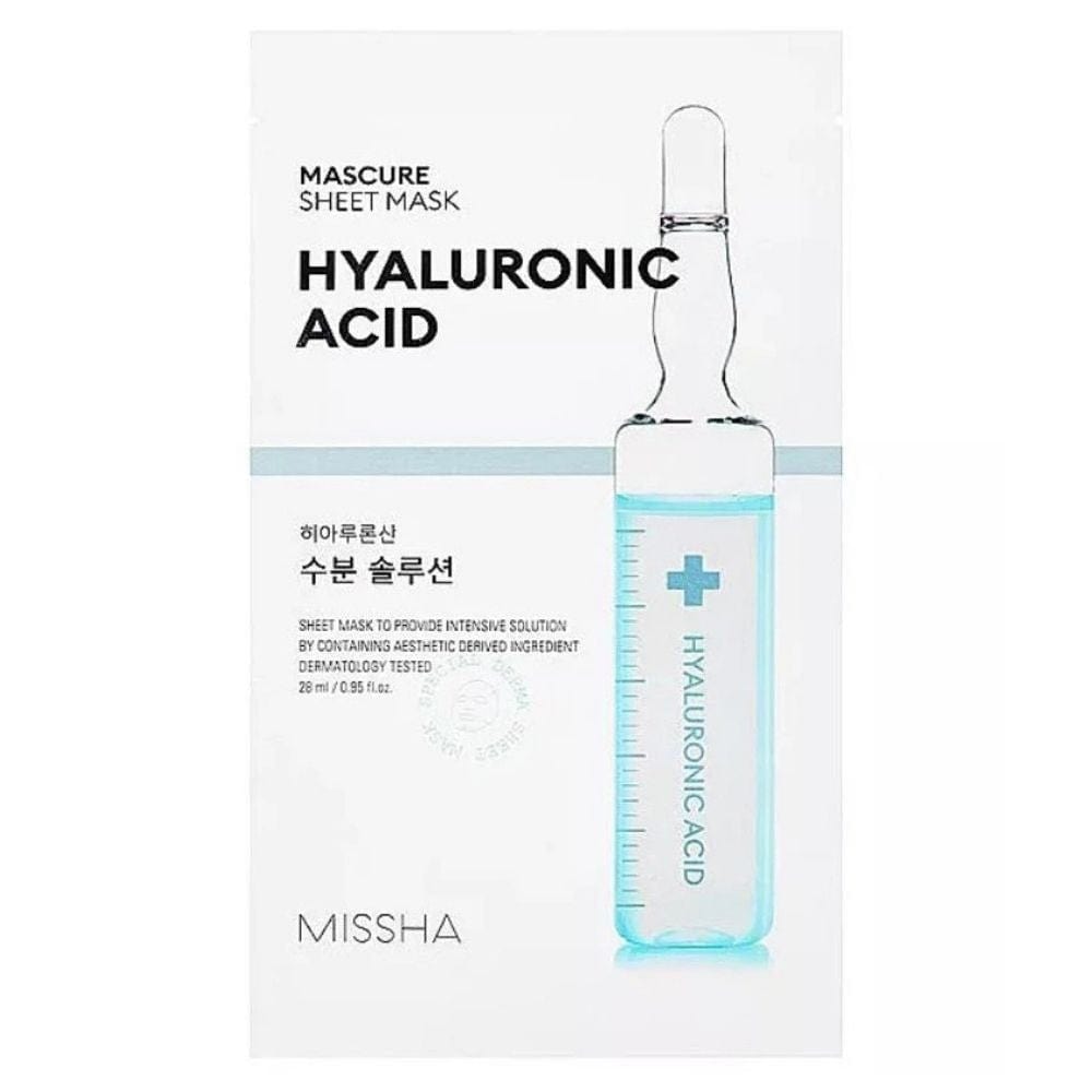 Missha Missha Mascure Nawilżająca maska w płachcie z kwasem hialuronowym - 28 ml — Składniki i ocena