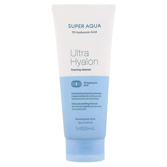 Missha Missha Pianka z kwasem hialuronowym Super Aqua Ultra Hyalon - 200 ml