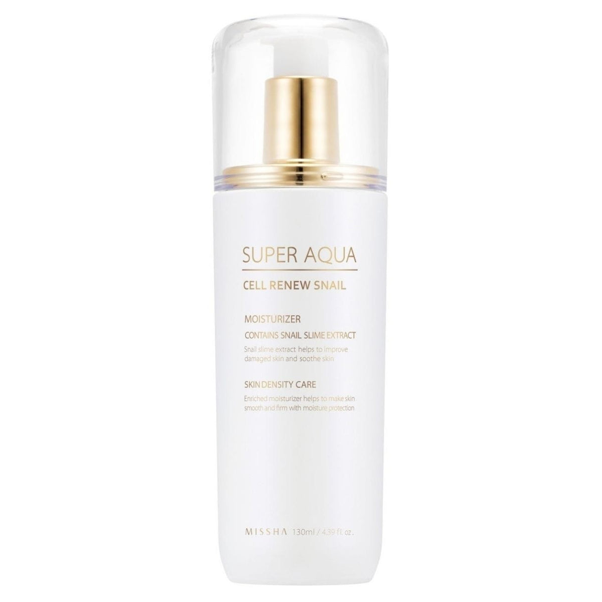 Missha Missha Super Aqua Cell Renew Snail Essential Moisturizer Nawilżająca esencja do twarzy ze śluzem ślimaka - 110 ml
