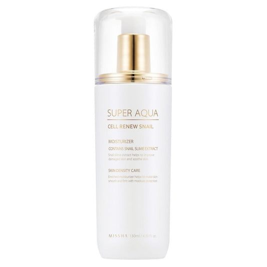 Missha Missha Super Aqua Cell Renew Snail Essential Moisturizer Nawilżająca esencja do twarzy ze śluzem ślimaka - 110 ml
