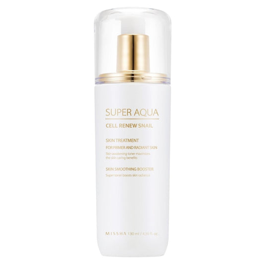 Missha Missha Super Aqua Cell Renew Snail Skin Treatment Wzmacniający toner 2w1 do twarzy - 130 ml