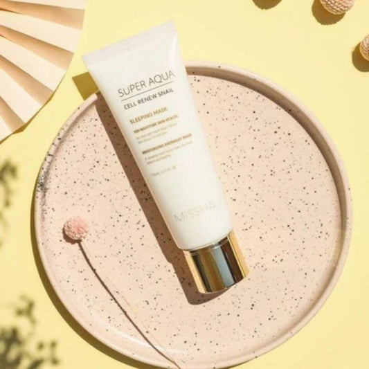 Missha Missha Super Aqua Cell Renew Snail Sleeping Mask Nocna maska do twarzy ze śluzem ślimaka - 110 ml