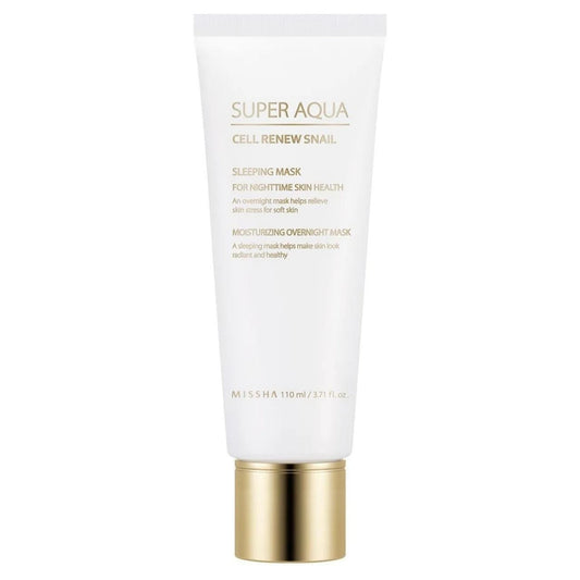 Missha Missha Super Aqua Cell Renew Snail Sleeping Mask Nocna maska do twarzy ze śluzem ślimaka - 110 ml