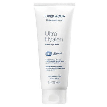 Missha Missha Super Aqua Ultra Hyaluron Oczyszczający krem do twarzy - 200 ml