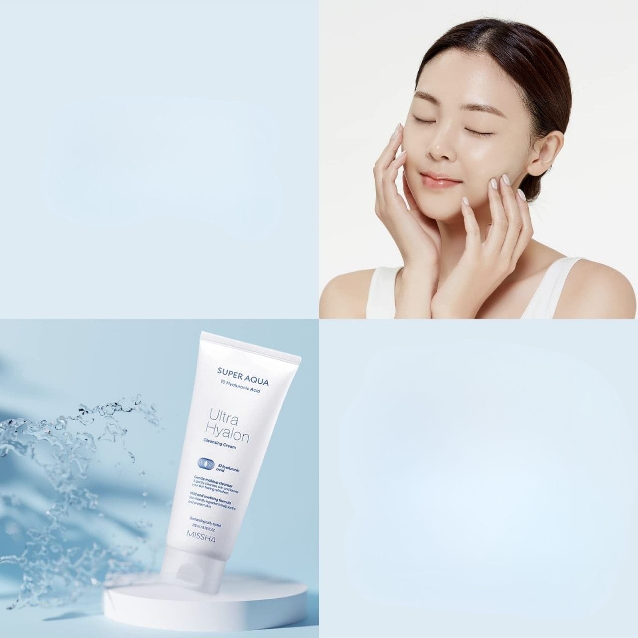 Missha Missha Super Aqua Ultra Hyaluron Oczyszczający krem do twarzy - 200 ml