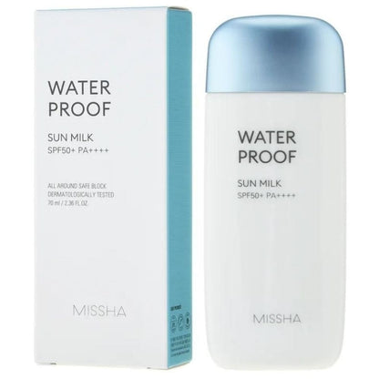 Missha Missha Wodoodporne mleczko z filtrem SPF50+ All Around Safe Waterproof - 70 ml