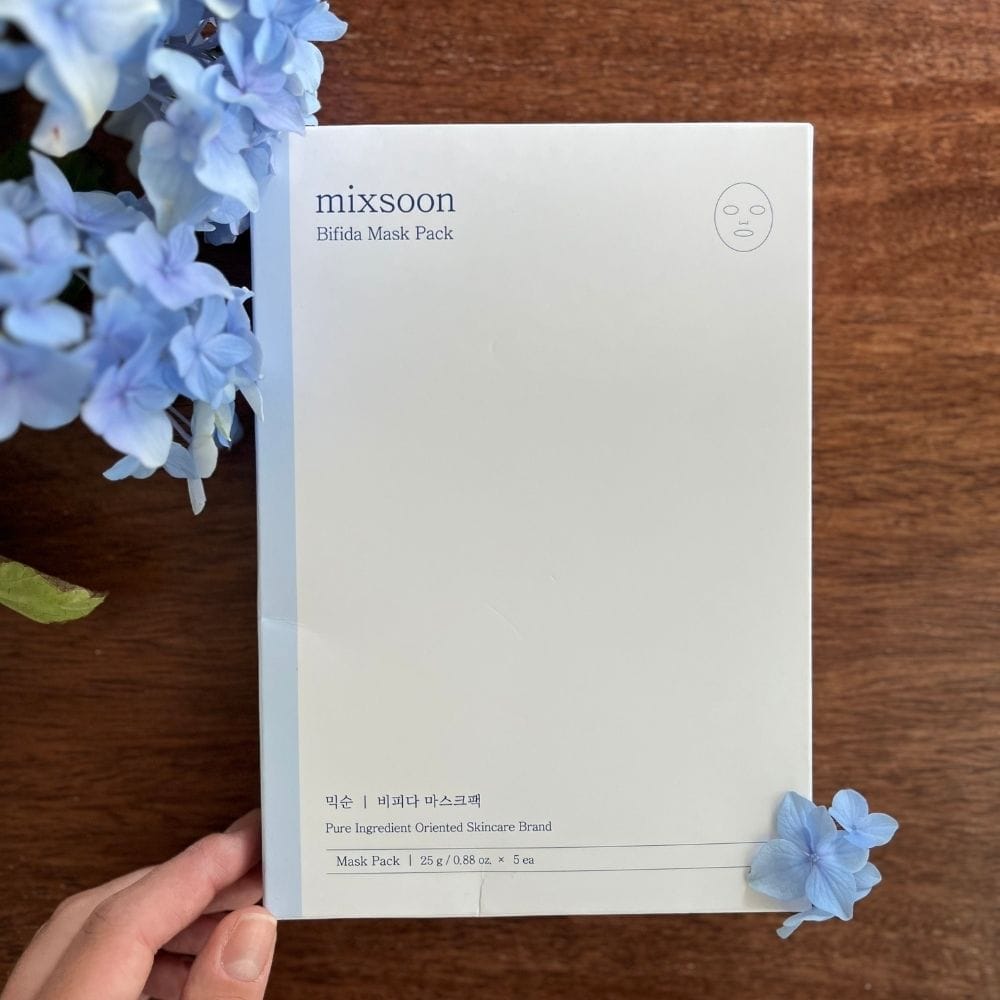 Mixsoon Mixsoon Maski regenerujące z bifidobakteriami Bifida Mask Pack - 5 sztuk