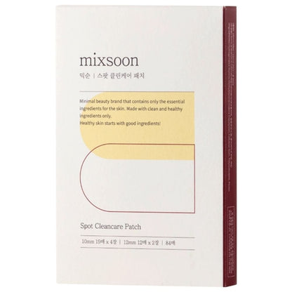 Mixsoon Mixsoon Spot Clean Care Patch Plasterki na niedoskonałości - 84 sztuki