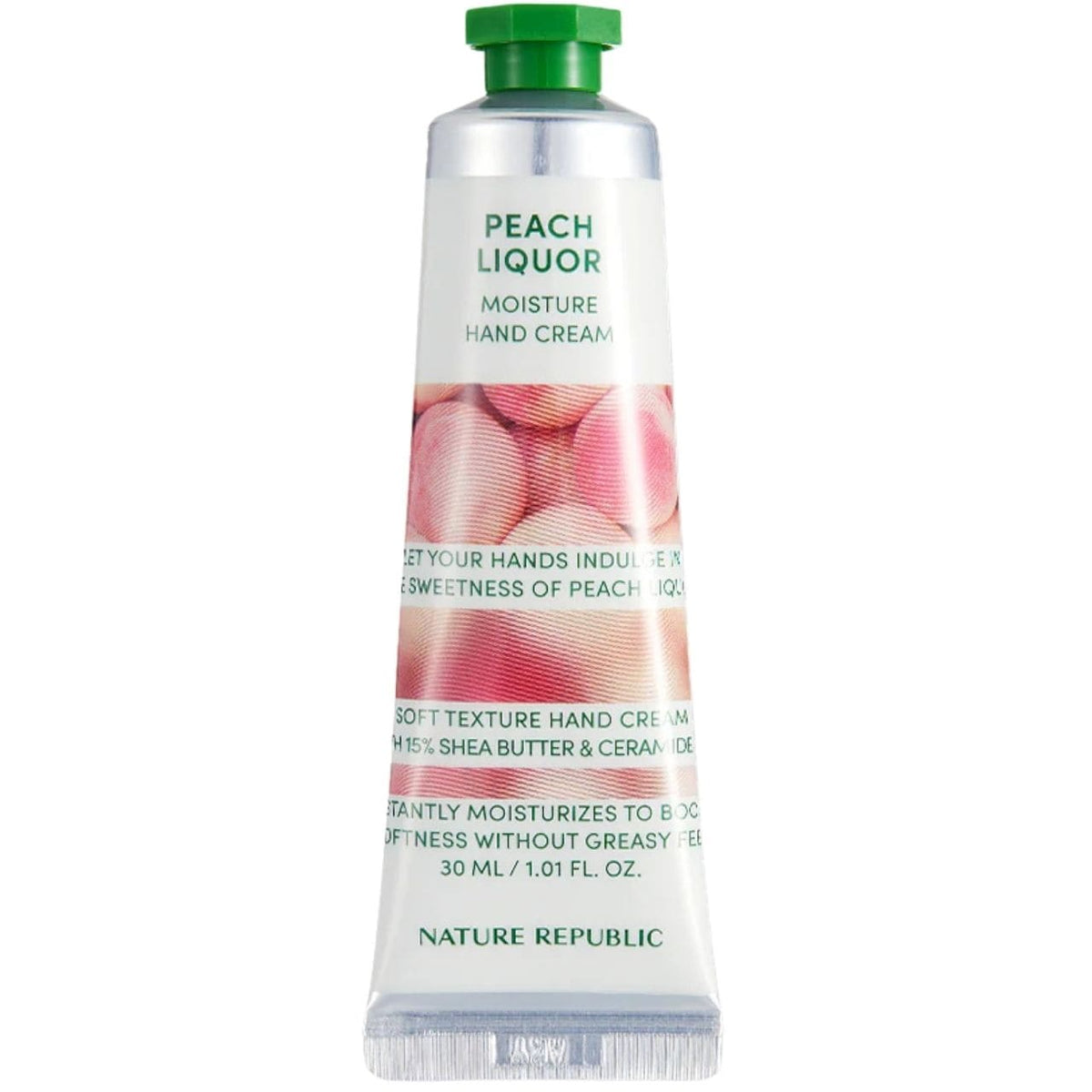 Nature Republic Nature Republic Hand Nature Krem do rąk, likier brzoskwiniowy - 30 ml — Składniki i ocena