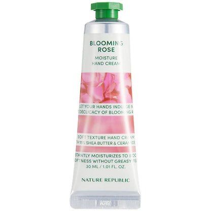 Nature Republic Nature Republic Hand Nature Rose Nawilżający krem do rąk różany - 30 ml