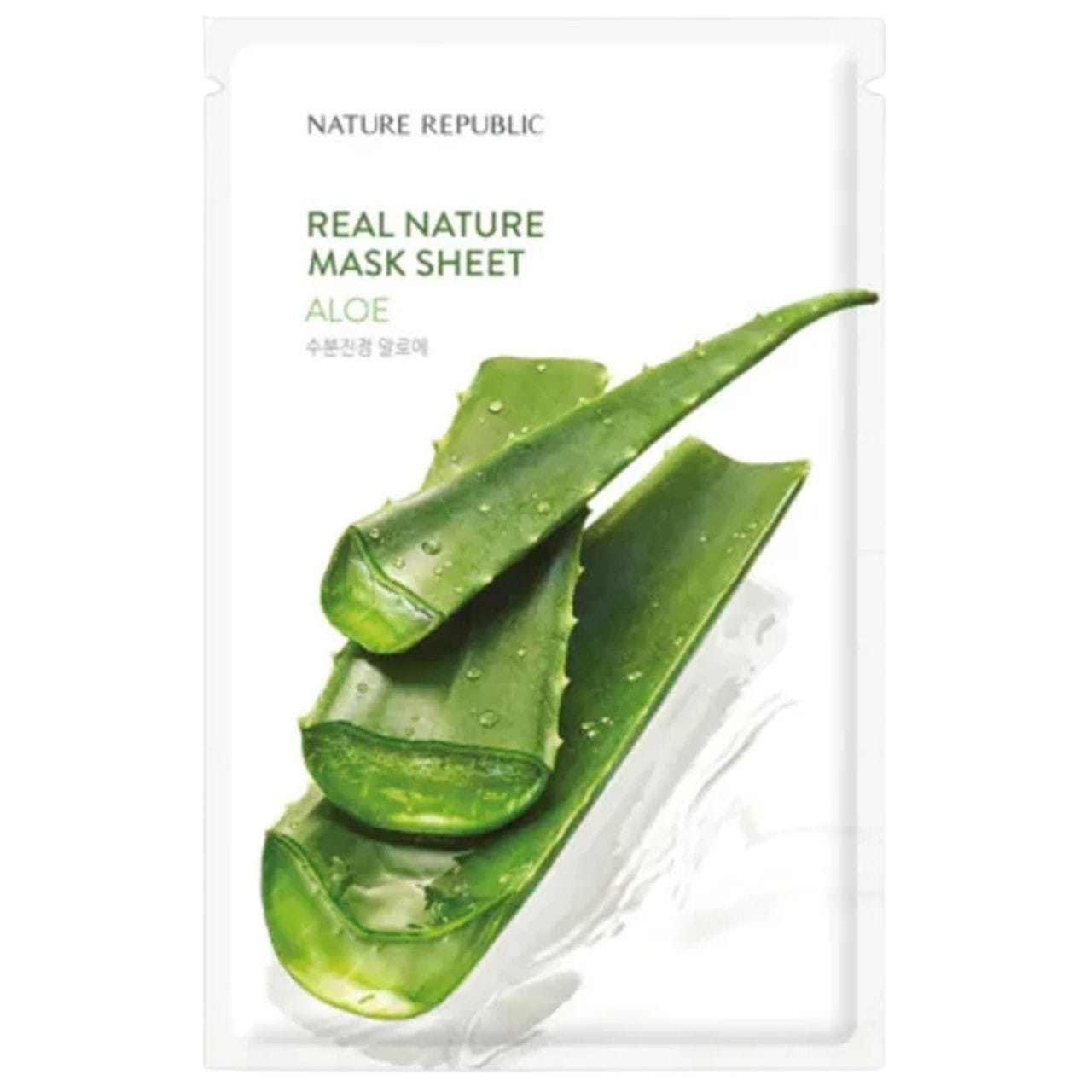 Nature Republic Nature Republic Real Nature Maska w płachcie z ekstraktem z aloesu - 23 ml — Składniki i ocena