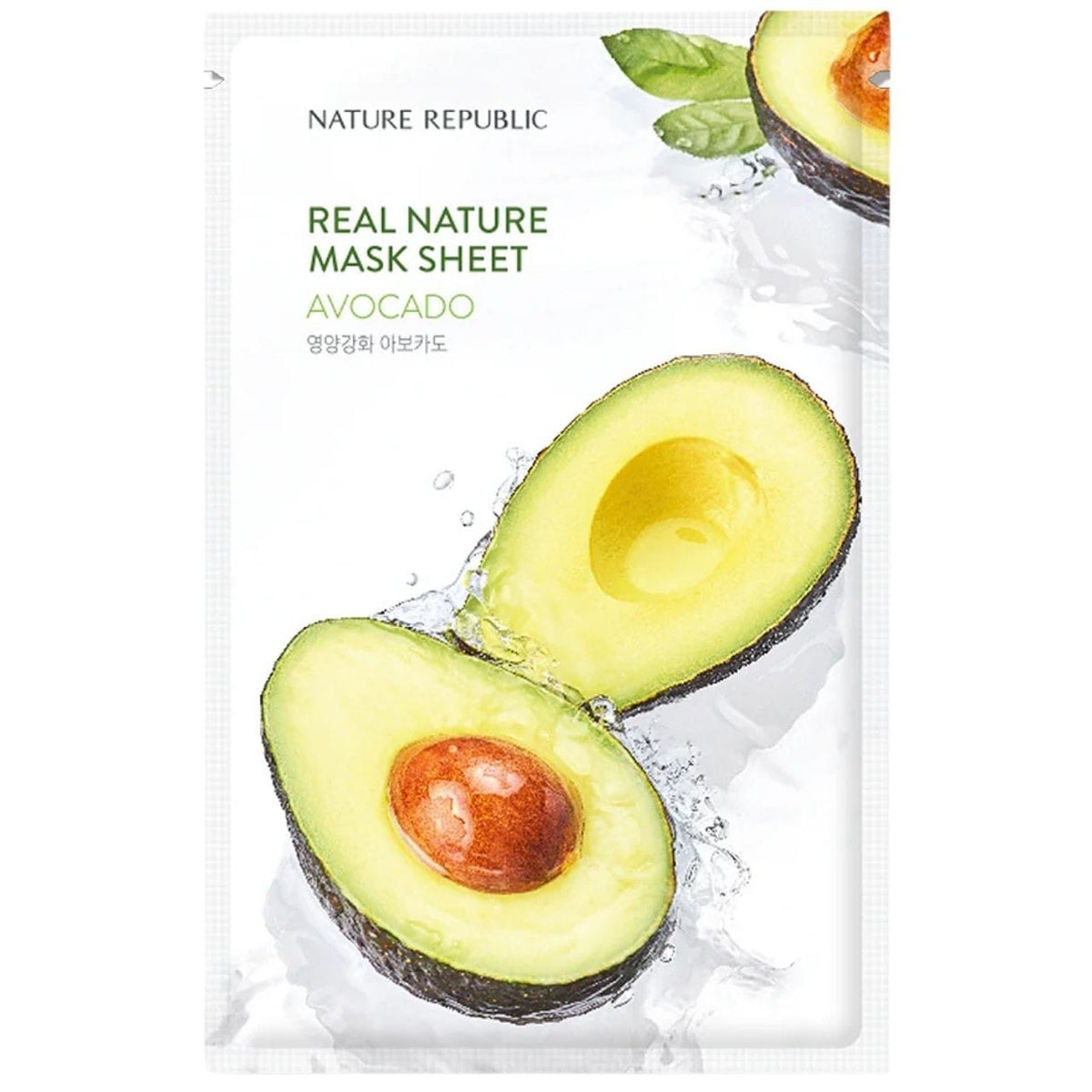 Nature Republic Nature Republic Real Nature Maska w płachcie z ekstraktem z awokado - 23 ml — Składniki i ocena