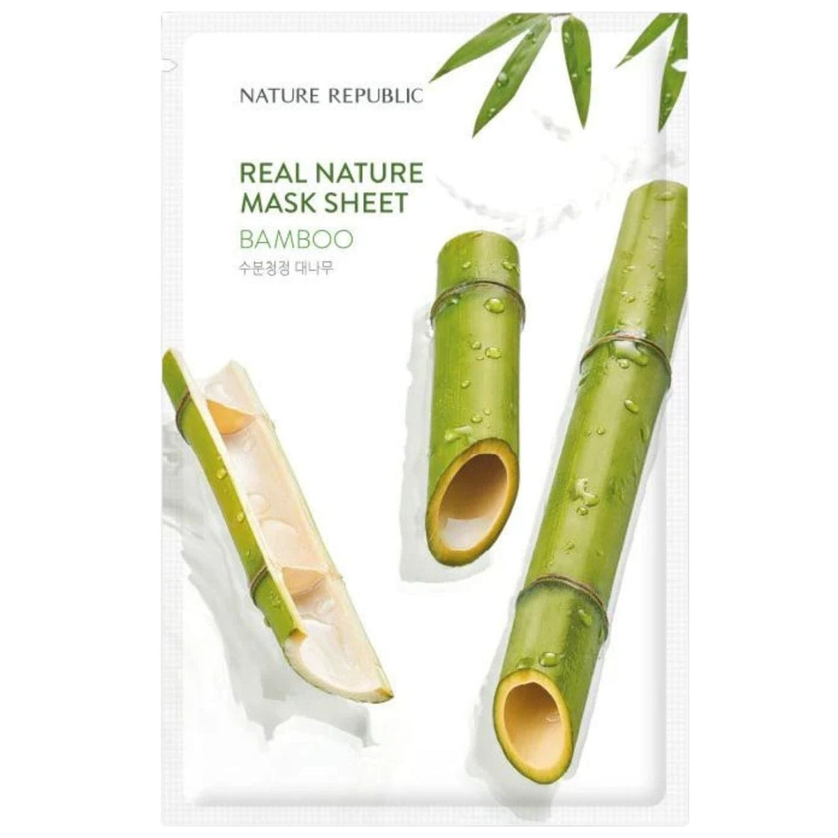 Nature Republic Nature Republic Real Nature Maska w płachcie z ekstraktem z bambusa - 23 ml — Składniki i ocena