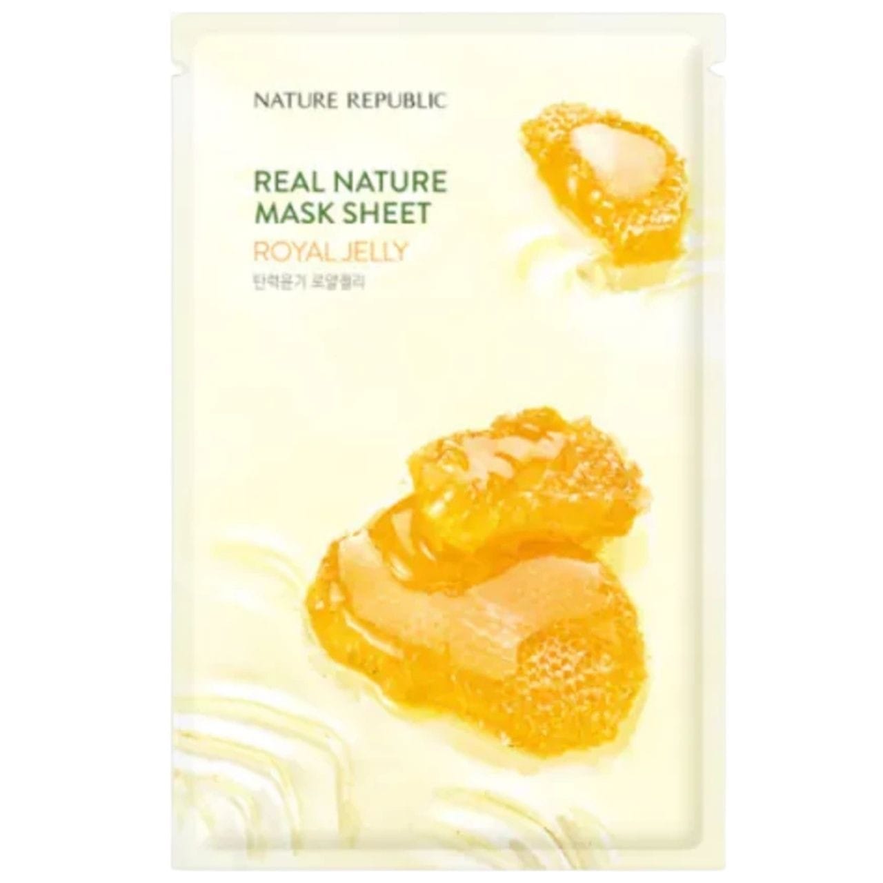 Nature Republic Nature Republic Real Nature Maska w płachcie z ekstraktem z mleczka pszczelego - 23 ml