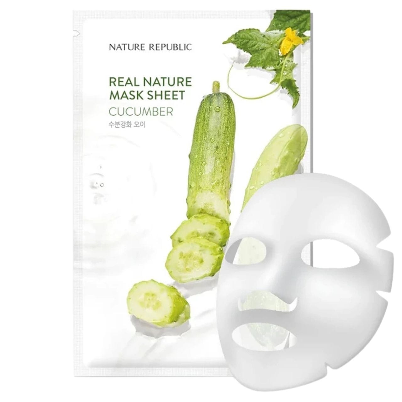 Nature Republic Nature Republic Real Nature Maska w płachcie z ekstraktem z ogórka - 23 ml