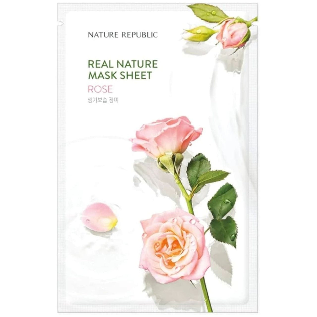 Nature Republic Nature Republic Real Nature Maska w płachcie z ekstraktem z róży - 23 ml — Składniki i ocena