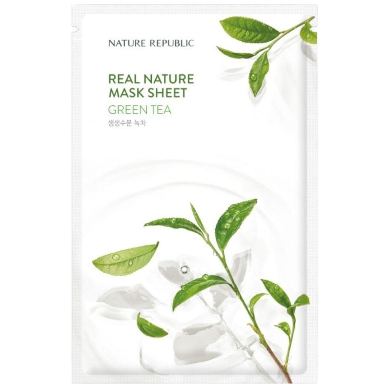 Nature Republic Nature Republic Real Nature Maska w płachcie z ekstraktem z zielonej herbaty - 23 ml — Składniki i ocena