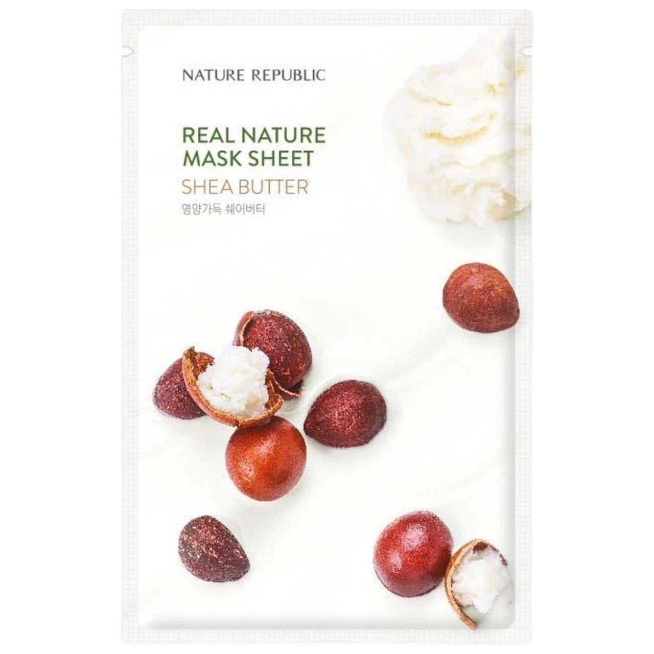 Nature Republic Nature Republic Real Nature Maska w płachcie z masłem shea - 23 ml
