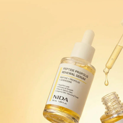 NIDA NIDA Peptide Propolis Renewal Serum Peptydowe serum do twarzy - 50 ml