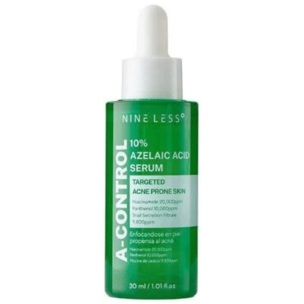 Nine Less Nine Less A-Control Serum rozjaśniające z 10% kwasem azelainowym - 30ml — Składniki i ocena