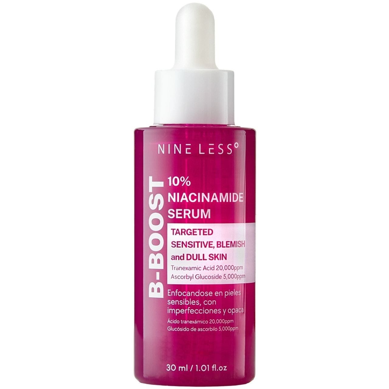 Nine Less Nine Less B-Boost 10% Niacinamide Serum Zwężające pory serum do twarzy - 30 ml