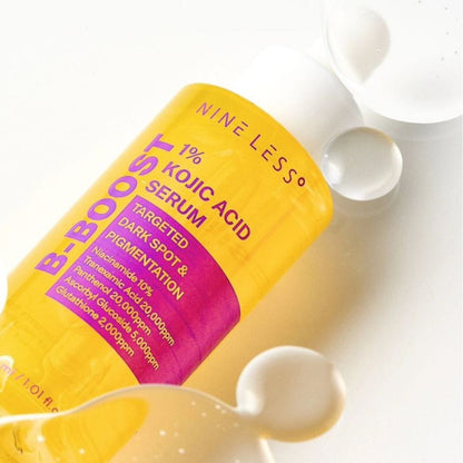 Nine Less Nine Less B-Boost Serum rozjaśniające z 1% kwasem kojowym - 30 ml