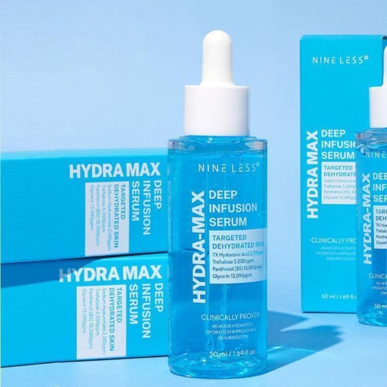 Nine Less Nine Less Hydra-Max Deep Infusion Serum Nawilżające serum do twarzy - 50 ml