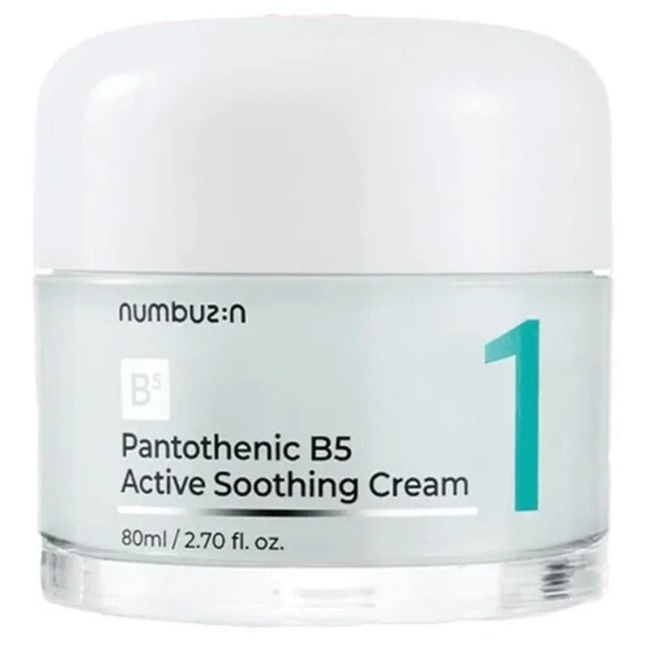 Numbuzin Numbuzin No.1 Pantothenic B5 Active Kojący krem do twarzy - 80 ml