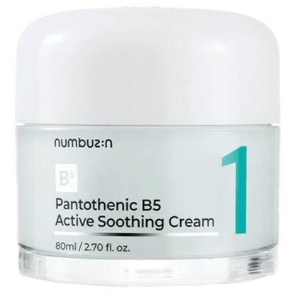 Numbuzin Numbuzin No.1 Pantothenic B5 Active Kojący krem do twarzy - 80 ml