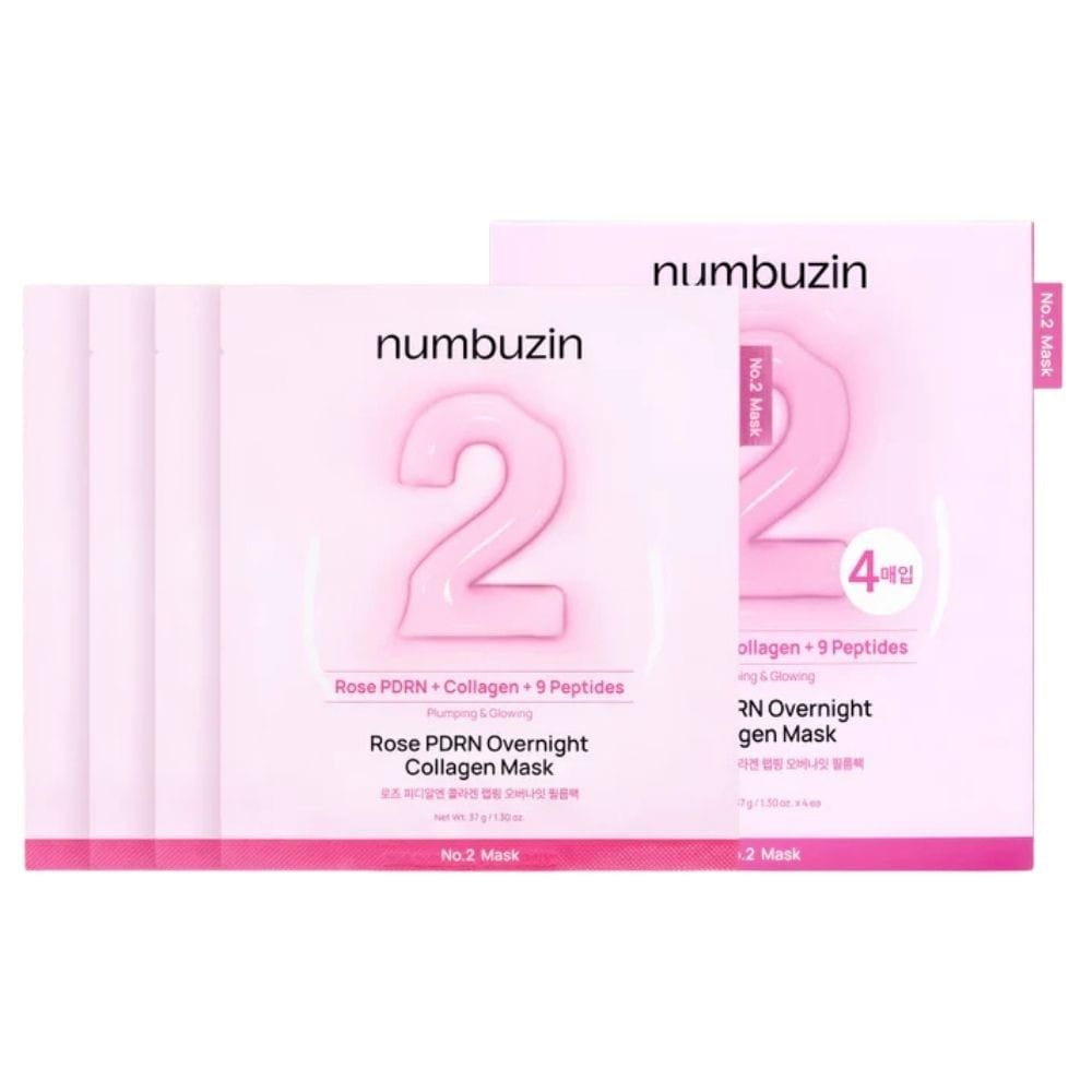 Numbuzin Numbuzin No.2 Nocna maska żelowa z kolagenem - 4 sztuki