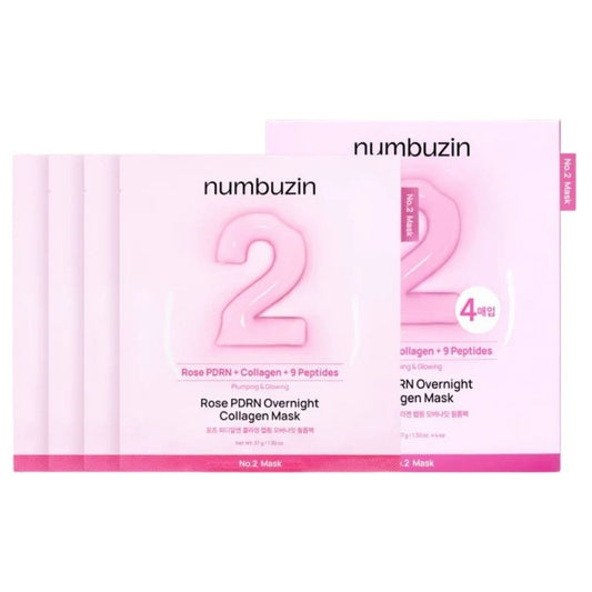 Numbuzin Numbuzin No.2 Nocna maska żelowa z kolagenem - 4 sztuki
