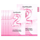 Numbuzin No.2 Regenerująca maska z kolagenem - 4 sztuki