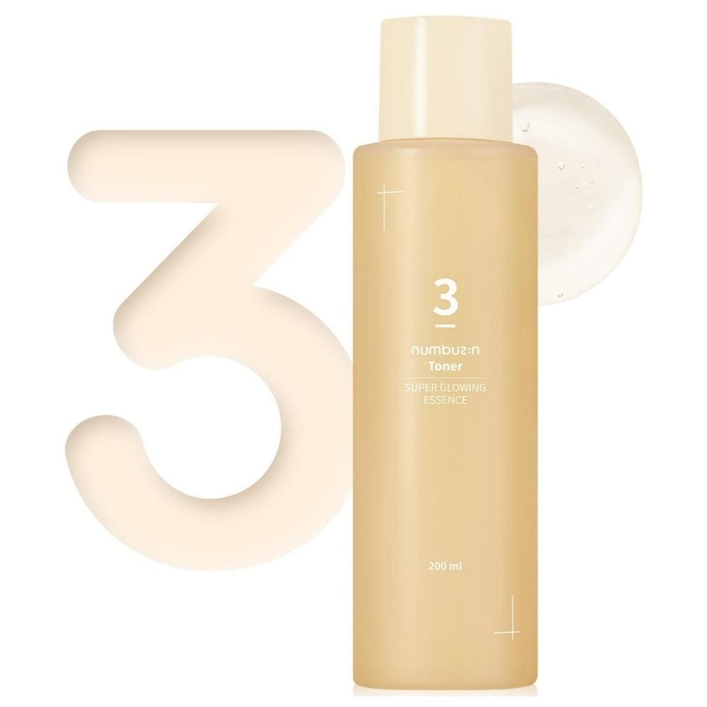 Numbuzin Numbuzin No.3 Rozświetlający tonik/esencja z kompleksem fermentów - 200 ml