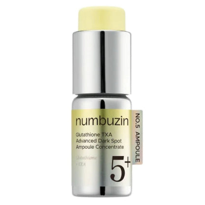 Numbuzin Numbuzin No.5 Glutathione TXA Advanced Dark Spot Ampoule Rozświetlająca ampułka na przebarwienia - 10 g