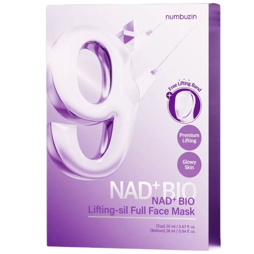 Numbuzin Numbuzin No.9 NAD Bio Liftingująca maseczka z NAD+ - 4 sztuki